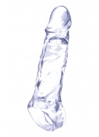 Прозрачная насадка-удлинитель Length Enhancer с подхватом - 16 см. - NMC - в Березниках купить с доставкой