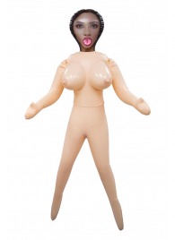 Телесная надувная секс-кукла с 3 любовными отверстиями - NMC - в Березниках купить с доставкой