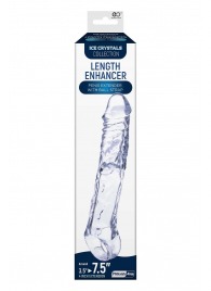 Прозрачная насадка-удлинитель Length Enhancer с подхватом - 22,3 см. - NMC - в Березниках купить с доставкой