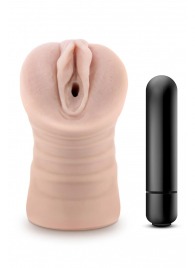 Телесный мастурбатор-вагина Ayumi с вибрацией - Blush Novelties - в Березниках купить с доставкой