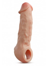 Телесная насадка-удлинитель Intrepid 9.25 Inch Realistic Penis Extender Sleeve - 23,5 см. - Blush Novelties - в Березниках купить с доставкой