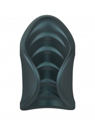 Серый сквозной мастурбатор с вибрацией Manwan Starter - Manwan - в Березниках купить с доставкой