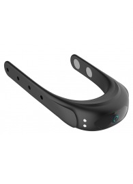 Черное эрекционное виброкольцо на ремешках - Boys of Toys - в Березниках купить с доставкой