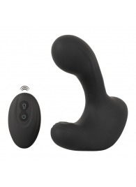 Черная анальная вибропробка с функцией расширения RC Butt Plug with 3 functions - Orion - в Березниках купить с доставкой