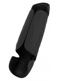 Черный вибромастурбатор с трехточечной стимуляцией Penis Trainer with 3 Point Stimulation - Orion - в Березниках купить с доставкой