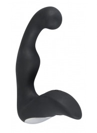 Черный перезаряжаемый стимулятор простаты с вибрацией - 14,6 см. - Orion - в Березниках купить с доставкой
