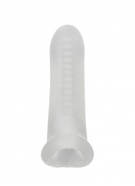 Белый фаллоудлинитель Striker - 13,5 см. - Lola Games - в Березниках купить с доставкой