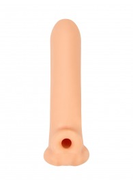 Телесный фаллоудлинитель Titan - 16,5 см. - Lola Games - в Березниках купить с доставкой