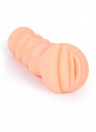 Телесный мастурбатор-вагина с эрекционными кольцами в комплекте - Sexy Girl - в Березниках купить с доставкой