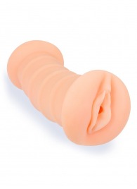 Телесный двусторонний мастурбатор с вибропулей и эрекционными кольцами в комплекте - Sexy Girl - в Березниках купить с доставкой