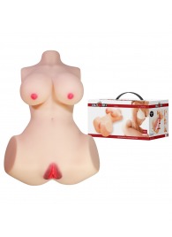 Мастурбатор-торс Aveline с 2 любовными тоннелями - Baile - в Березниках купить с доставкой