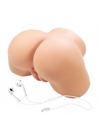 Телесный мастурбатор Olivia с 2 любовными отверстиями - Baile - в Березниках купить с доставкой