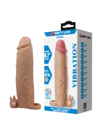 Телесная насадка на пенис Xerxes - 22 см. - Baile - в Березниках купить с доставкой