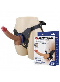 Поясной страпон Wells: трусики в форме бабочки и фаллоимитатор-насадка - Baile - купить с доставкой в Березниках