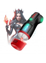 Интерактивный мастурбатор Raven с вакуумом, вибрацией и подсветкой - Shots Media BV - в Березниках купить с доставкой