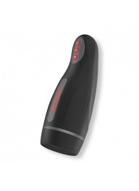 Черный автоматический мастурбатор с управлением через приложение - Oninder - в Березниках купить с доставкой