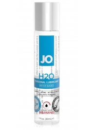 Возбуждающий лубрикант на водной основе JO Personal Lubricant H2O Warming - 30 мл. - System JO - купить с доставкой в Березниках