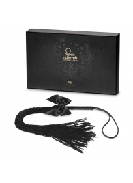 Чёрная плётка Lilly Whip Bijoux - Bijoux Indiscrets - купить с доставкой в Березниках