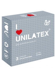 Презервативы с точками Unilatex Dotted - 3 шт. - Unilatex - купить с доставкой в Березниках