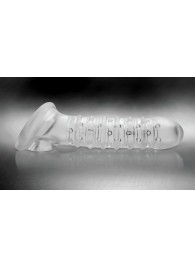 Утолщающая ребристая насадка на пенис - Доминирующее кольцо - в Березниках купить с доставкой