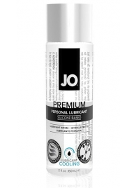 Охлаждающий лубрикант на силиконовой основе JO Personal Premium Lubricant Cooling - 60 мл. - System JO - купить с доставкой в Березниках