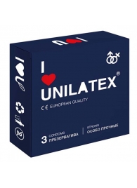 Ультрапрочные презервативы Unilatex Extra Strong - 3 шт. - Unilatex - купить с доставкой в Березниках