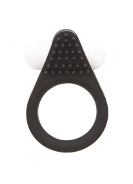 Чёрное эрекционное кольцо LIT-UP SILICONE STIMU RING 1 BLACK - Dream Toys - в Березниках купить с доставкой