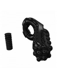 Чёрное эрекционное виброкольцо Tickle - Bathmate - в Березниках купить с доставкой