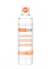 Гель-смазка 2-в-1 MASSAGE   LUBRICANT GUARANA - 300 мл. - Waterglide - купить с доставкой в Березниках