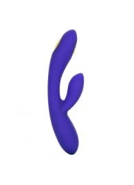 Фиолетовый вибратор с функцией электростимуляции Intimate E-Stimulator Dual Wand - 21,5 см. - California Exotic Novelties - купить с доставкой в Березниках