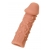 Телесная реалистичная насадка KOKOS Extreme Sleeve 06 с дополнительной стимуляцией - 12,7 см. - KOKOS - в Березниках купить с доставкой