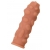Телесная реалистичная насадка KOKOS Extreme Sleeve 11 с дополнительной стимуляцией - 12,7 см. - KOKOS - в Березниках купить с доставкой