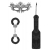 Черный игровой набор Introductory Bondage Kit №4 - Shots Media BV - купить с доставкой в Березниках