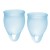 Набор голубых менструальных чаш Feel confident Menstrual Cup - Satisfyer - купить с доставкой в Березниках