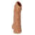 Телесная насадка с пупырышками и открытой головкой Nude Sleeve L - 14 см. - KOKOS - в Березниках купить с доставкой