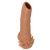 Телесная насадка с усиками и открытой головкой Nude Sleeve L - 14 см. - KOKOS - в Березниках купить с доставкой