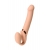 Телесный безремневой вибрострапон Vibrating Bendable Strap-On L - Strap-on-me - купить с доставкой в Березниках