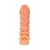 Телесная закрытая насадка с пупырышками Cock Sleeve Size M - 15,6 см. - KOKOS - в Березниках купить с доставкой