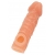 Телесная закрытая насадка с шершавой головкой Cock Sleeve Size M - 15,6 см. - KOKOS - в Березниках купить с доставкой