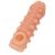 Телесная закрытая насадка с шариками Cock Sleeve Size S - 13,8 см. - KOKOS - в Березниках купить с доставкой