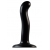 Черный фаллоимитатор-насадка Strap-On-Me P G spot Dildo size S - 16,4 см. - Strap-on-me - купить с доставкой в Березниках