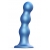 Голубая насадка Strap-On-Me Dildo Plug Balls size S - Strap-on-me - купить с доставкой в Березниках