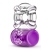Фиолетовое эрекционное виброкольцо Pleaser Rechargeable C-Ring - Blush Novelties - в Березниках купить с доставкой