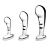Набор из 3 стальных стимуляторов простаты Stainless Steel P-spot Training Set - b-Vibe - в Березниках купить с доставкой