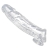 Прозрачная насадка для увеличения члена Realistic Clear Penis Enhancer and Ball Stretcher - 20,3 см. - XR Brands - в Березниках купить с доставкой
