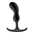 Черный массажер простаты с утяжелителями Premium Silicone Weighted Prostate Plug Medium - 16,3 см. - XR Brands - в Березниках купить с доставкой