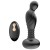 Черный массажер простаты с вибрацей и возвратно-поступательными движениями - Boys of Toys - в Березниках купить с доставкой