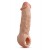 Телесная насадка-удлинитель Intrepid 9.25 Inch Realistic Penis Extender Sleeve - 23,5 см. - Blush Novelties - в Березниках купить с доставкой