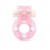 Розовое эрекционное виброкольцо в форме мишки - 1137 - в Березниках купить с доставкой