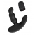 Черный силиконовый стимулятор простаты Levett Nitoc с пультом ДУ - Levett - в Березниках купить с доставкой